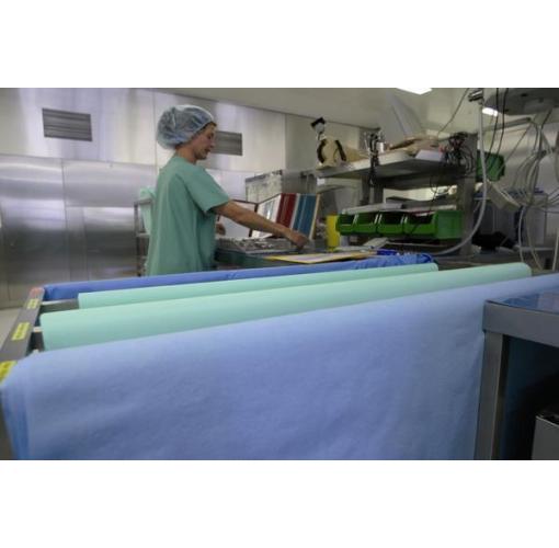 Vereinigte Papierwarenfabriken GmbH Stericlin Bogenverpackung Krepp grün AP 702 50x50cm