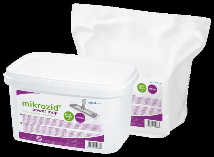 mikrozid® power mop M Refill PK 2x Refill Bag mit 20 Tüchern