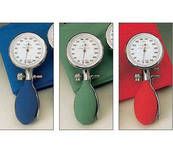 Blutdruckmessgerät Prakticus II Ø 68mm rot, 2-Schlauch, kplt. im Etui