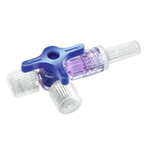 Discofix-3 Dreiwegehahn rot PK 50 einzeln steril, 360° drehbar