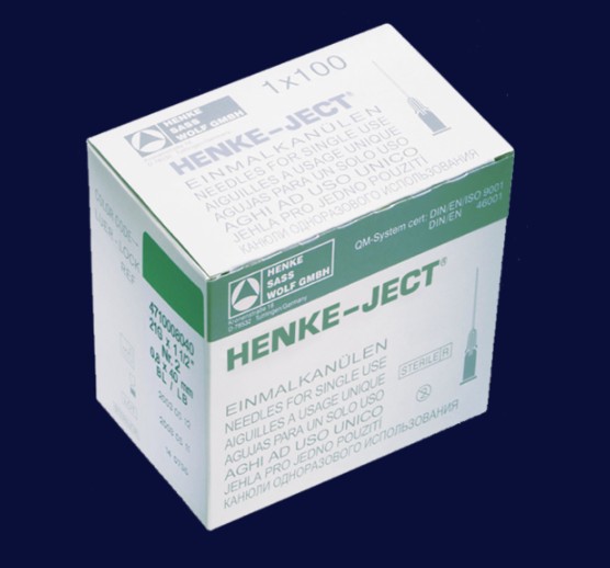 HSW Henke-Ject Einmalkanüle 14G x 1 1/2" PK 100 2,1x40mm