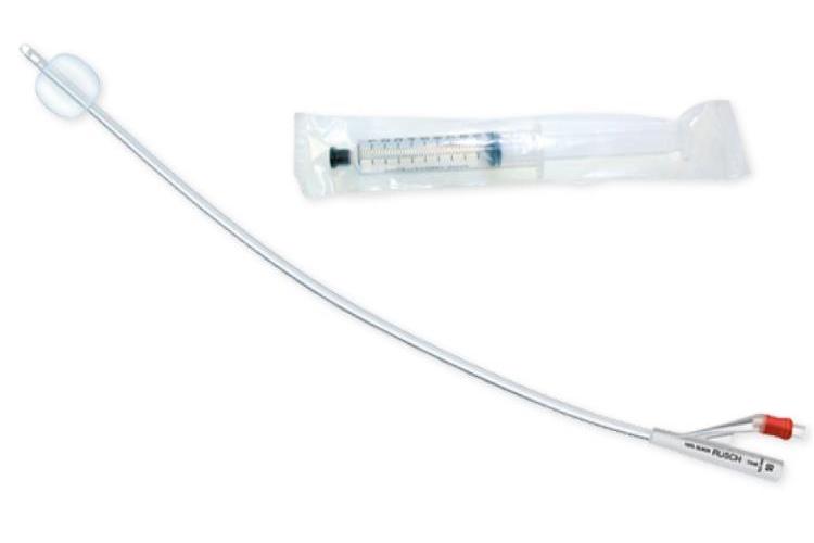 Teleflex Medical GMBH Brillant Comfort Silikon-Katheter PK 5 CH16 Nelaton,m. vorgefüllt.Spritze