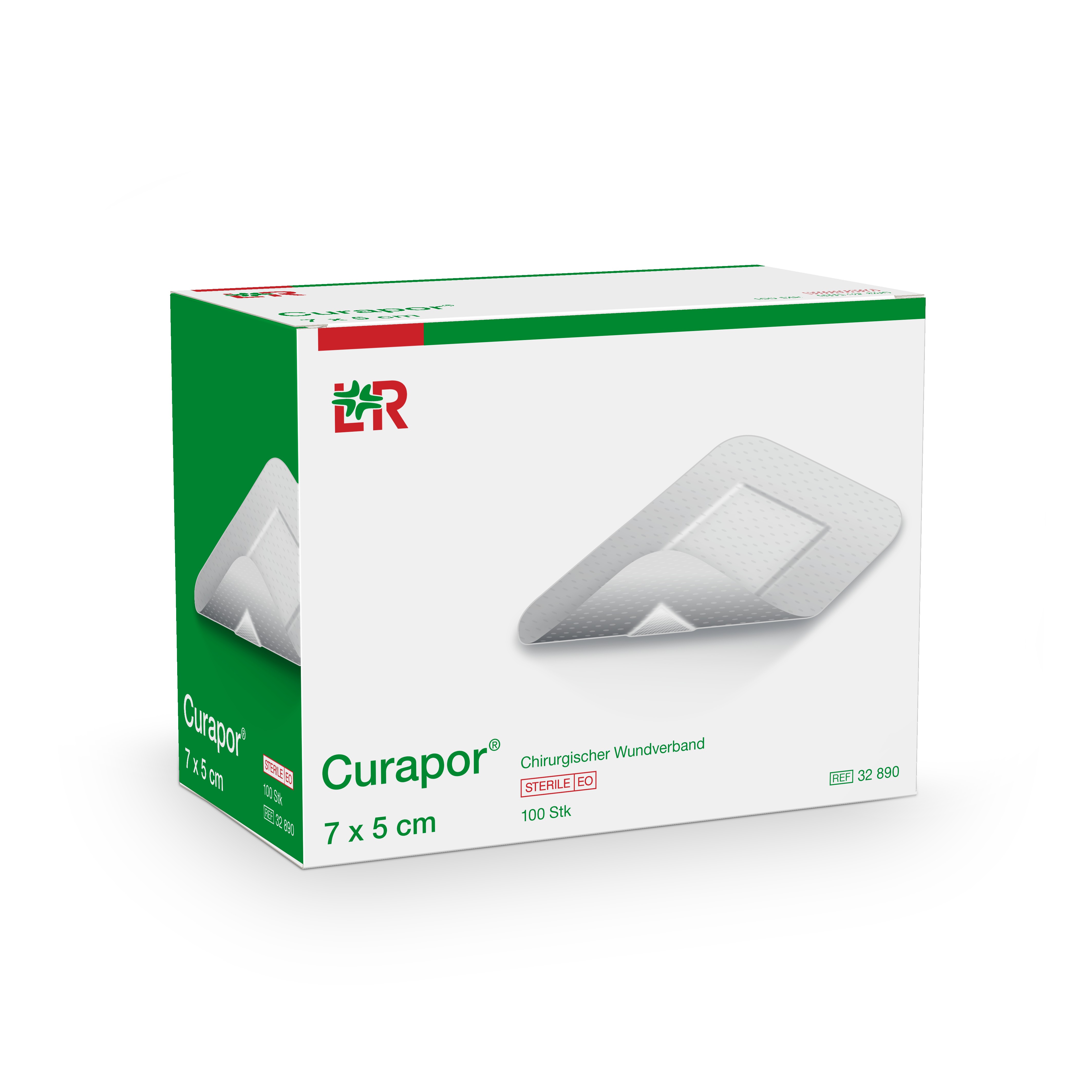 Lohmann & Rauscher International GmbH & Co. KG Curapor chirurgischer Wundverband steril, 5x7cm, 100 Stück