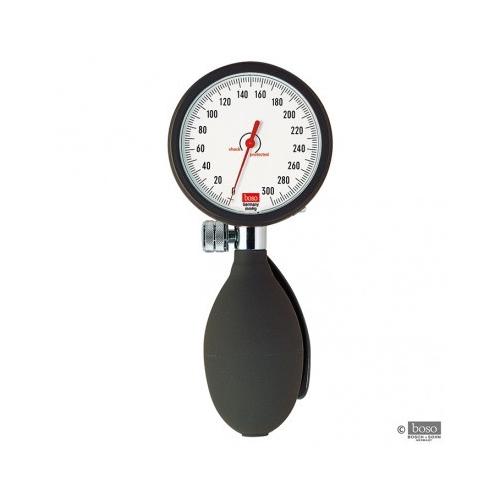 Boso Clinicus I m.Klettmanschette schwarz,60mm,Aneroid-Blutdruckmessgerät