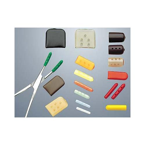 Medi-V-Guards rot, rund, 3mmx25mm AP 100 belüft. Instrumentenschutzkappen