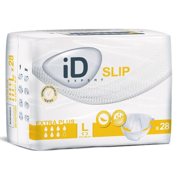 ID Expert Slip PE Extra Plus Gr. Medium AP 28 Erwachsenen-Windel 80-125 cm