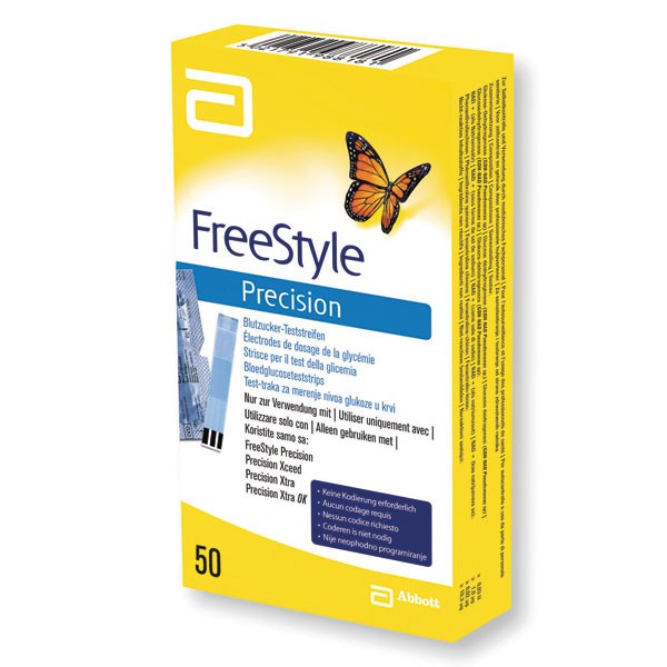 Medisense Freestyle Precision Teststr. AP 50 Blutzuckerteststreifen