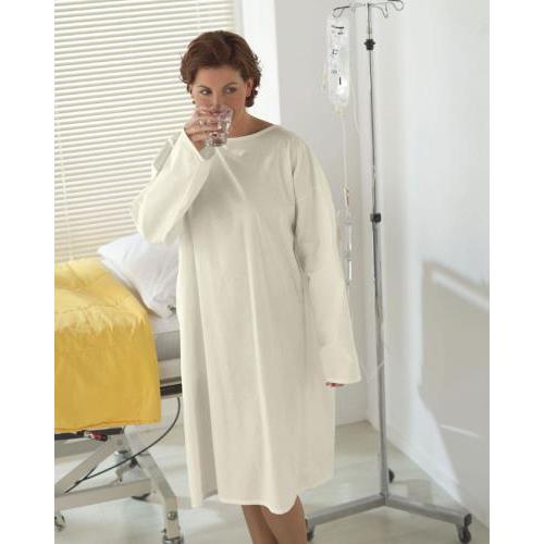 HOSPITA SAEG Freiburg Patientenhemd weiß 100% Baumwolle