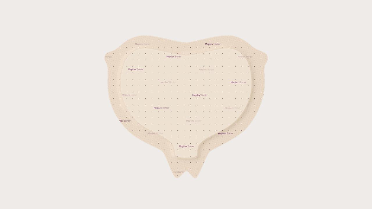Mölnlycke Health Care AB Mepilex Border Sacrum steril 16x20cm AP 5 silikonbesch. Schaumverband
