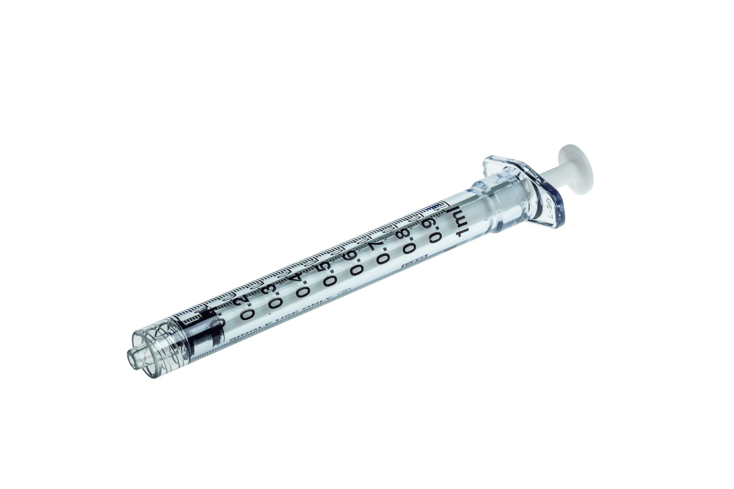 BD Plastipak Spritzen mit Luer-Lok PK 100 1ml, zentrisch