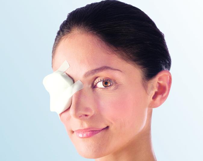 Pro-ophta Augenkompresse 5,5x7,5cm, 5 Stück