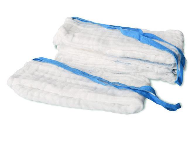 Toptex lite RK Bauchtuch weiß, 20x30cm, 4lagig