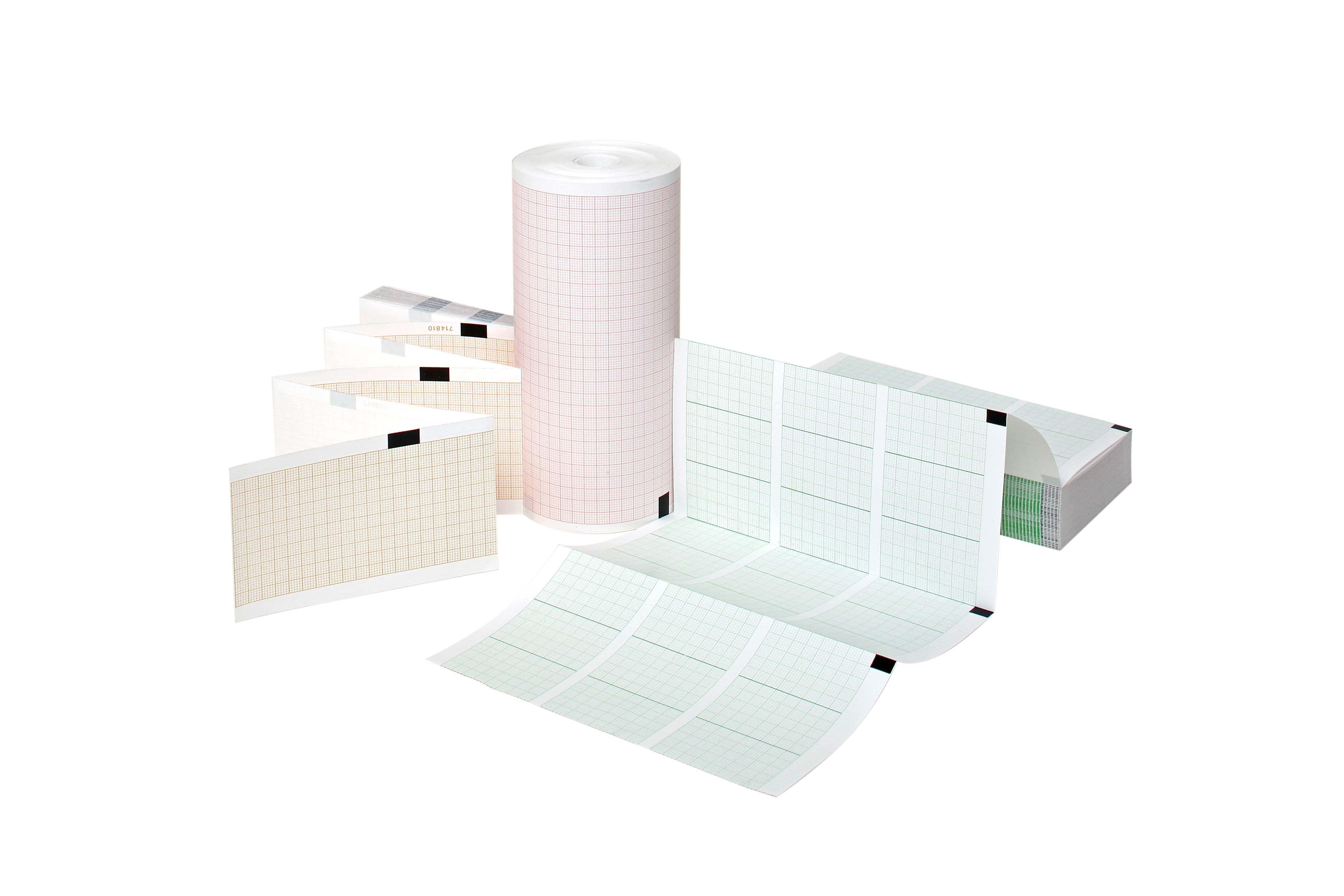 DIAGRAMM HALBACH EKG-Papier 210x295mm Faltlage zu AP 10X150 Blatt Hellige/Cardiosmart