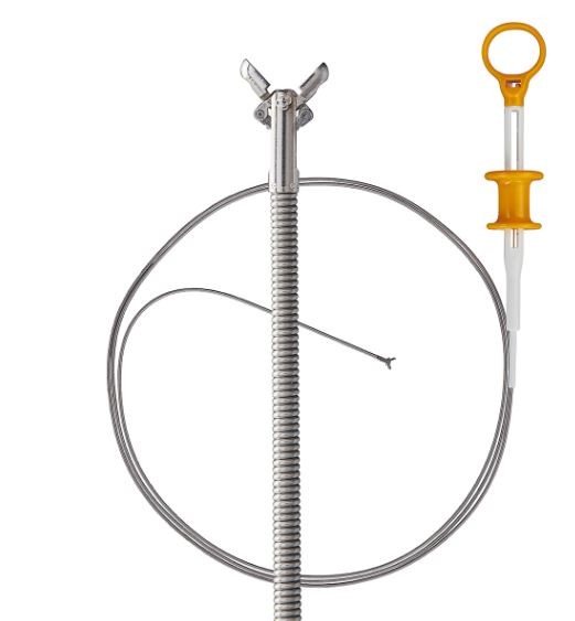 Einweg-Biopsiezange Ø4,8mm, 180cm Länge PK 10 ovale Löffel, unbeschich.,o.Dorn