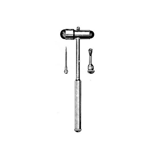Reflexhammer nach Buck 90g mit Pinsel und Nadel