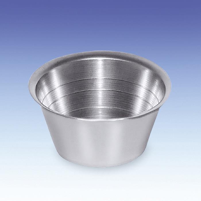 Medizinbecher 30 ml ohne Deckel Durchm. 5cm, 2,5cm hoch, Edelstahl