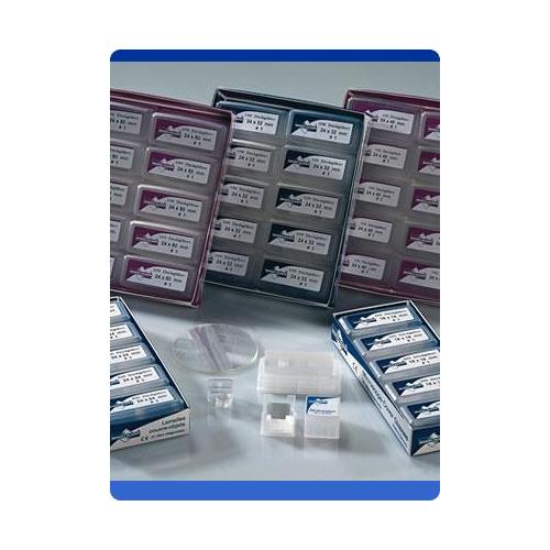 MEGRO Deckgläser 20x20mm AP 10x100 Stärke 1