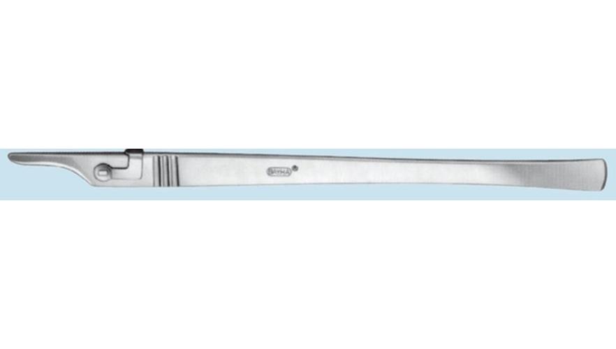 Bayha Skalpellgriff Fig.4 geriefte Oberfläche, 16cm lang