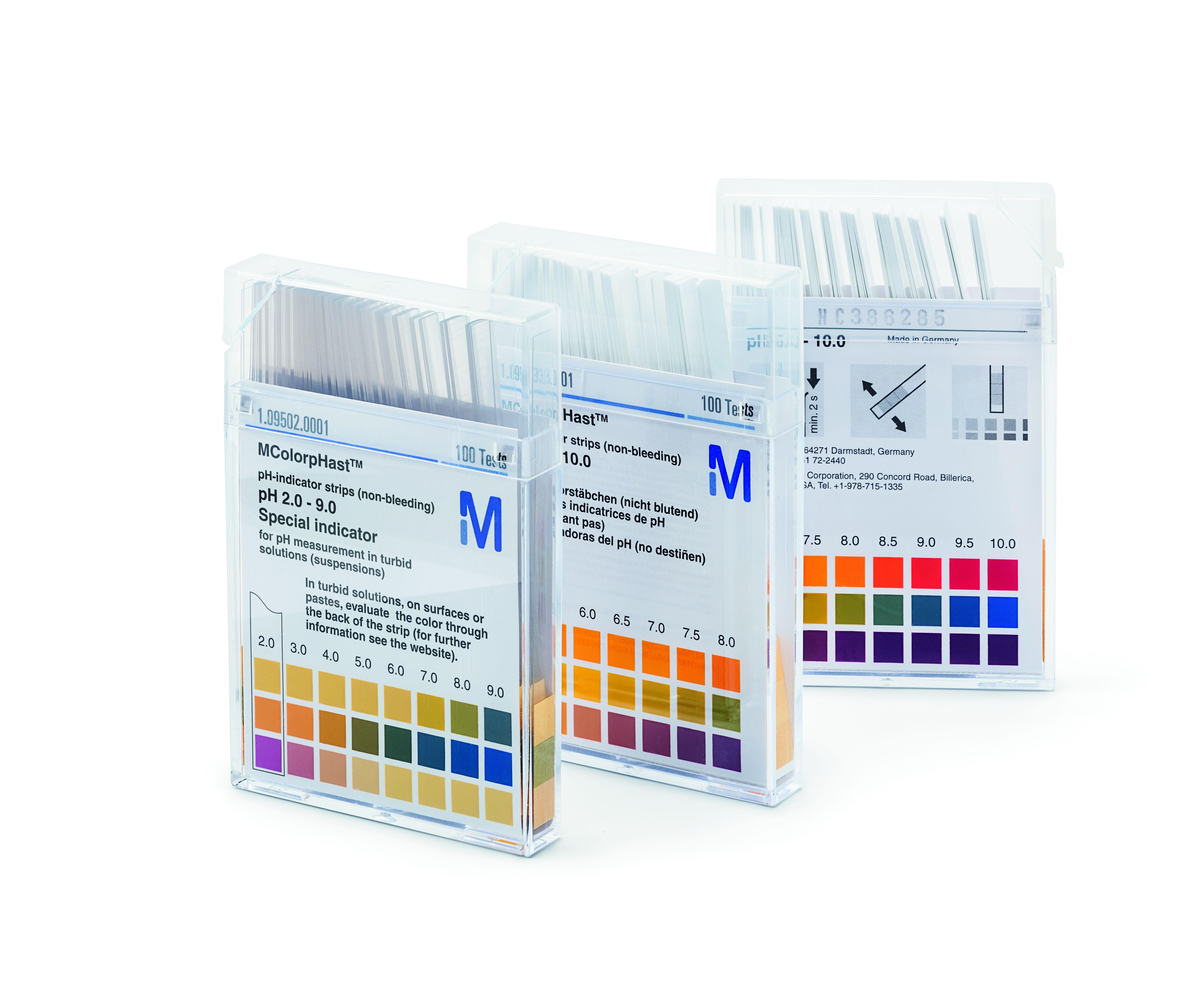 MERCK KGAA PH Indikatorstäbchen AP 100 Test pH 0-14 nicht blutend