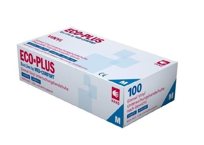 AMPRI HANDELSGESELLSCHAFT MBH Eco-Plus Vinyl USH Gr. XL PK 100 puderfrei, weiß