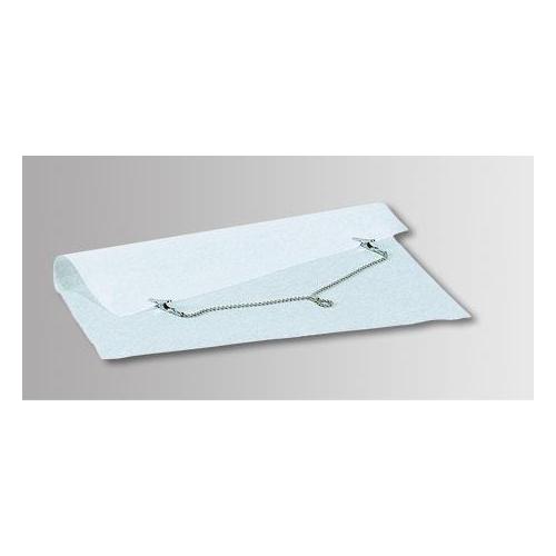 UNIGLOVE Dental-Naßkreppservietten 34x38cm PK 1000 weiß, starke Qualität