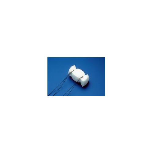 Spiggle & Theis Medizintechnik GmbH Nasen-Rachen-Tamponade Prof. Brusis AP 10 steril,Schaumstoff,armiert 4Fäden