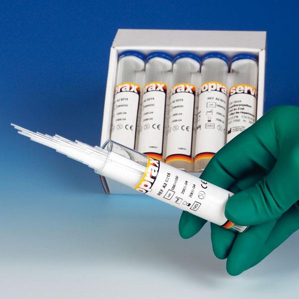 Servoprax End To End Kapillarpipetten AP 1000 20µl nicht heparinisiert