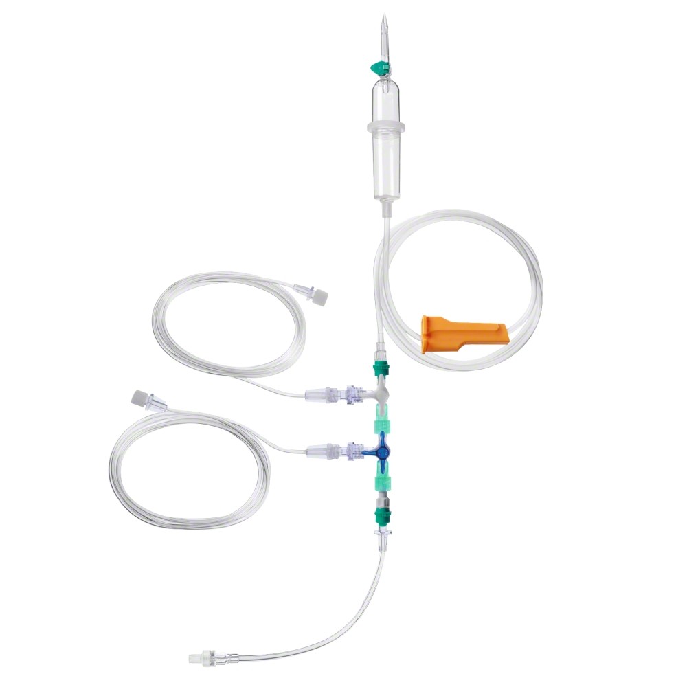 B. Braun Melsungen AG ProSet Intrafix SafeSet Typ TIVA 2-fach PK 10 4 RV, 2 Discofix + 2 Perfusor Lei