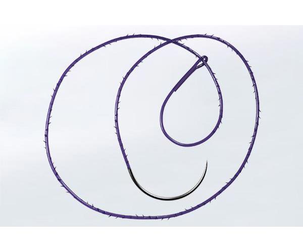 Quill PDO violett mono 0 VLP-1002 PK 12 HR36, 36mm, 30 cm