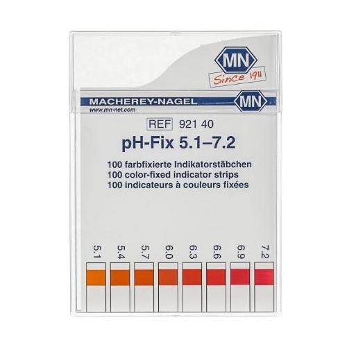 MACHERY-NAGEL pH-Fix Indikatorstäbchen AP 100 pH 5,1 - 7,2