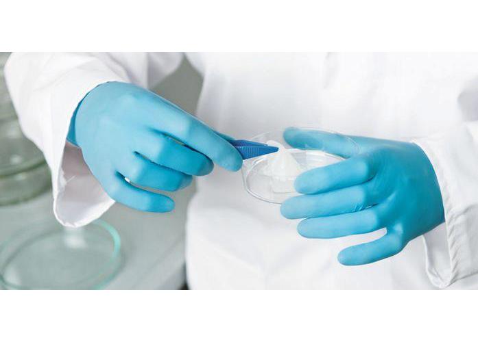 Peha-soft Nitrile USH Gr. L blau AP 50 puderfrei steril