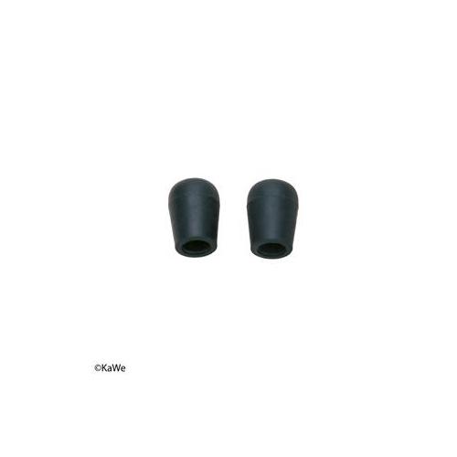 KIRCHNER & WILHELM (KIRC) Ohroliven schwarz, Ø 6,5mm AP 10