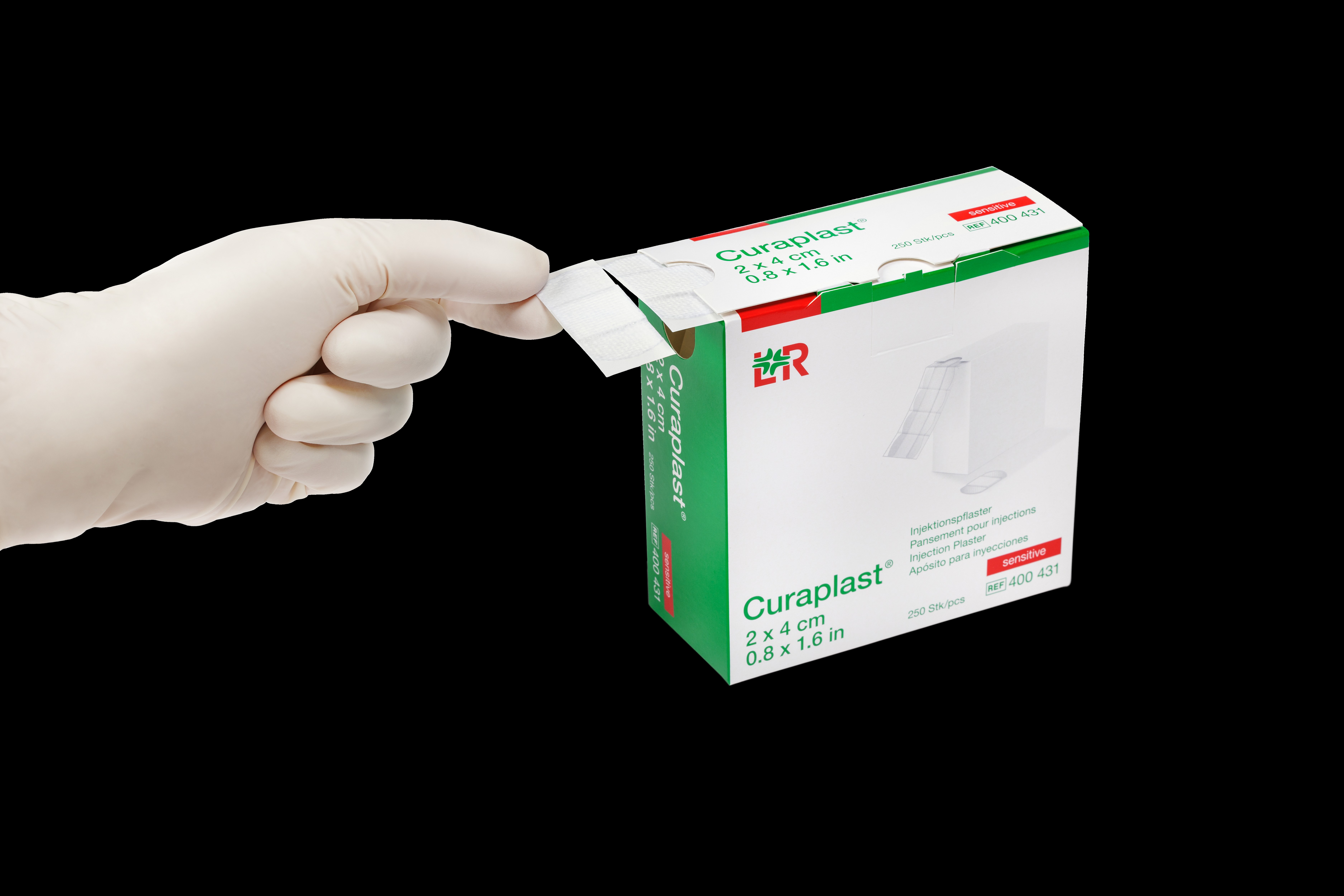 Lohmann & Rauscher International GmbH & Co. KG Curaplast sensitive Injektionspflaster 2x4cm, 250 Stück, auf Rolle - Bild 2