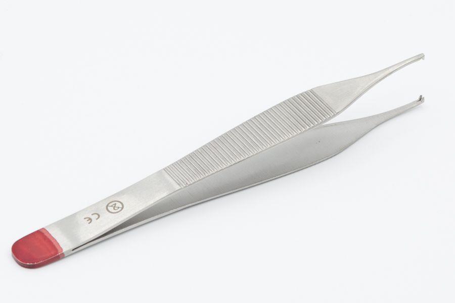 Chirurgische Pinzette Adson 1:2 PK 25 12cm zum Einmalgebrauch