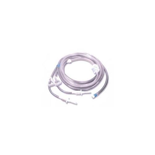 Einmalschlauchset Ablauf Pat.zu Flasche AP 10 mit Einst.dorn u Luer Lock