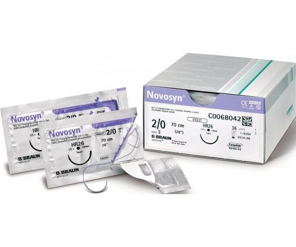 B. Braun Melsungen AG Novosyn RCP 4/0 violett C0068220 AP 36 DS 19 45cm