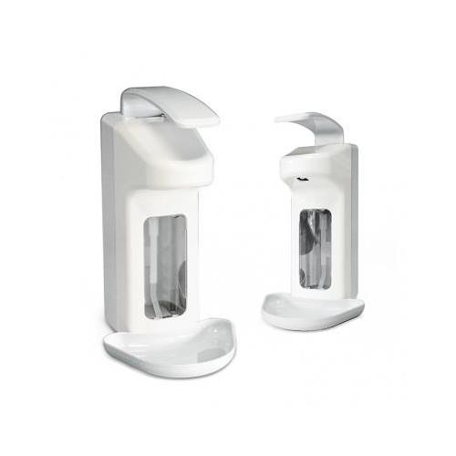 MEGRO GMBH & CO. KG ratiomed Desinfektions-u. Seifenspender 500ml, Kunststoff m. kurzem Armhebel