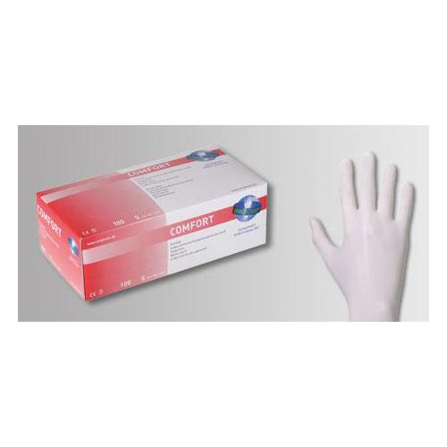 UNIGLOVE Unigloves Comfort USH Latex Gr.M PK 100 unsteril, puderfrei,hypoall.