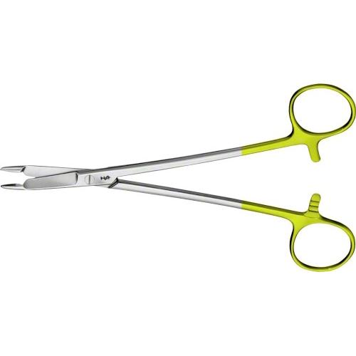 Durogrip-Nadelhalter Hegar-Olsen 16,5cm 5 , gerade, gezahnt, Hartmetall