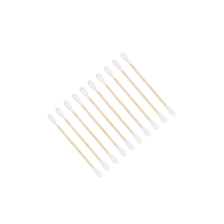 Ratiomed Watteträger Mediwood 7cm AP 100, Holz, beidseitig, 4mm Wattekopf