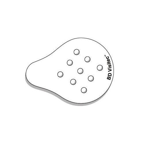DOMILENS BD Visitec Universal Augenklappe AP 50 7,5x6,5cm, einzeln steril