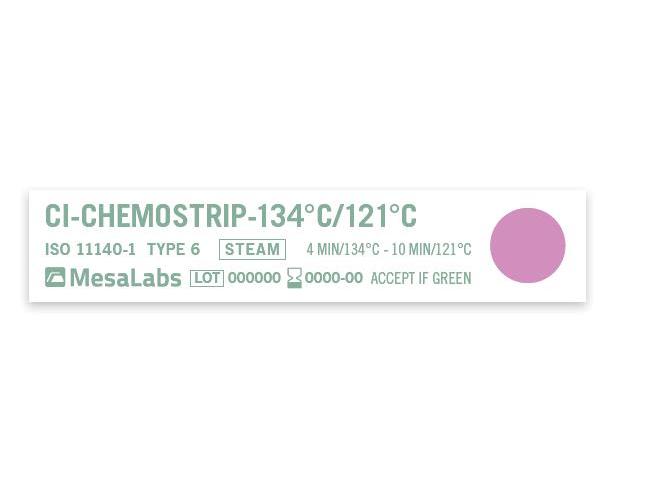 WERNER CI-Chemostrip 134°C/121°C AP 250 Indikatorstreifen Typ 6