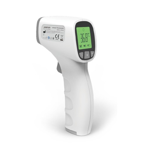 Jumper Infrarotthermometer JPD FR202 f. Erwachsene und Kinder, LCD-Display