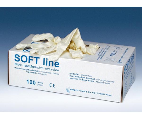 Ratiomed SOFT line USH Nitril Gr.M AP 100 unsteril, puderfrei, weiß