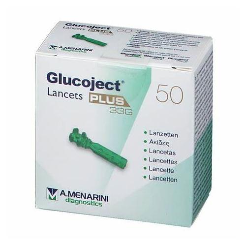 Glucoject Lancets plus PK 50 33G 0,2 mm