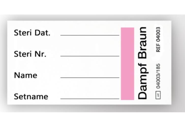 Key Surgical LLC Set-Etikett mit Dampfindikator AP 1000 40x80mm