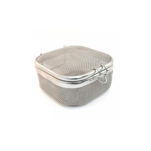 Key Surgical LLC Kleinteilsieb mit Deckel aus Edelstahl 230 x 150 x 50 mm