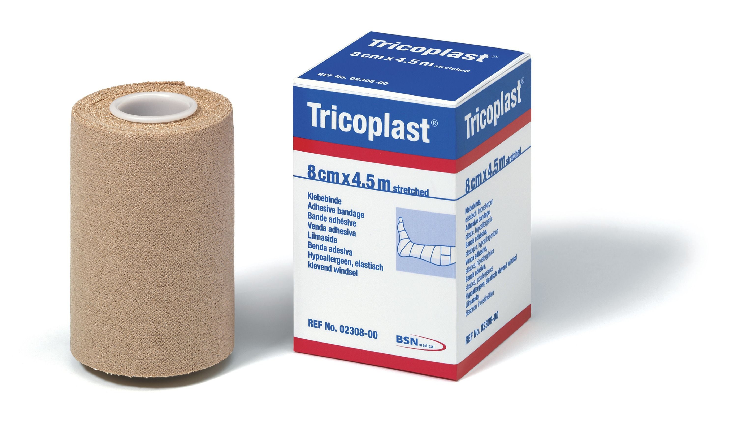 Tricoplast 6cm x 2,5m AP 12 längs/querelast. Klebebinde