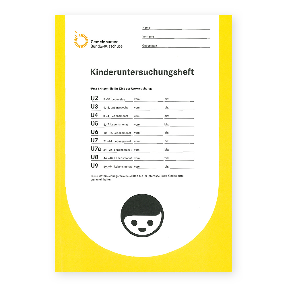 Kinder Untersuchungsheft