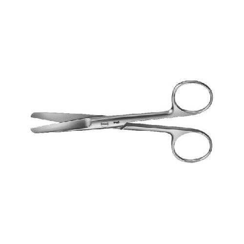 AESCULAP Chirurgische Schere, gerade, standard stumpf/stumpf, 145mm